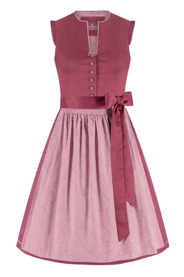 Mini Dirndl 60 cm rosenholz altrosa Ricarda 009991 ~ 36