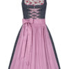Mini Dirndl 60cm anthrazit altrosa Nicol 004679 ~ 32