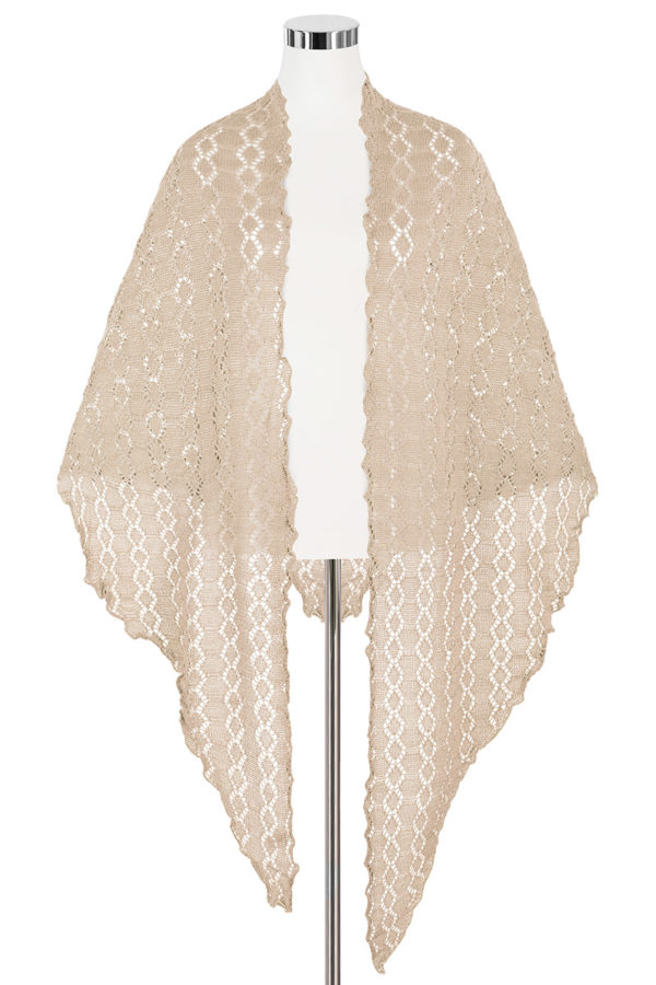 Poncho taupe Anni 016434 ~ taupe