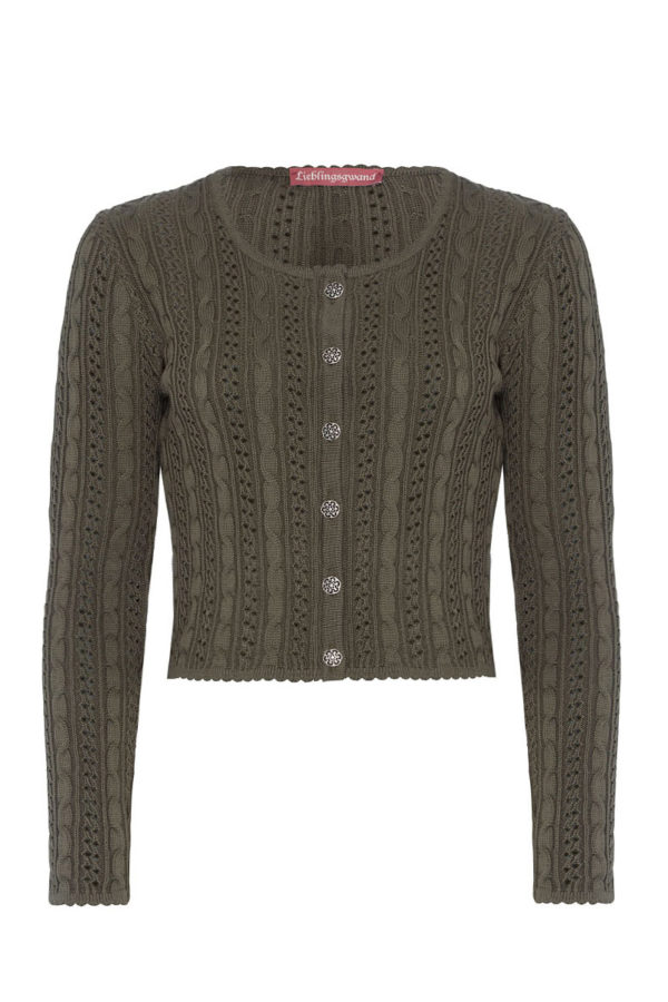 Trachten Strickjacke oliv Lisa 005068 ~ 42