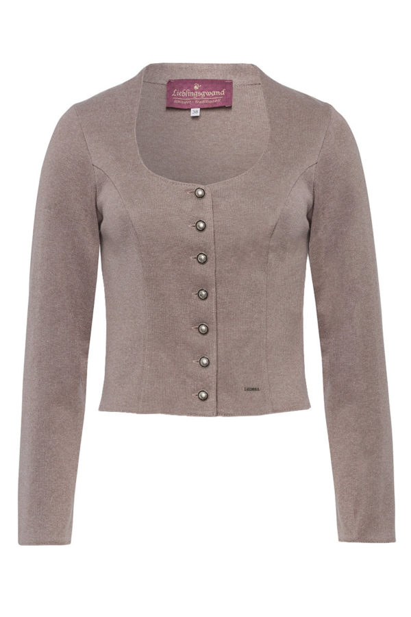 Trachten Strickjacke taupe Achensee 002882 - limitiert ~ 30