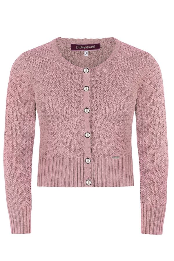 Trachten Strickjacke altrosa Marlene 014631 ~ 32