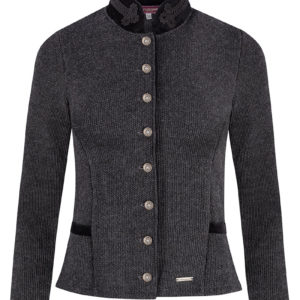 Trachten Strickjacke anthrazit Magdalena 013808 ~ 32