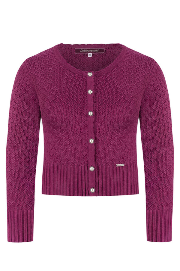 Trachten Strickjacke beere Marlene 014630 ~ 32