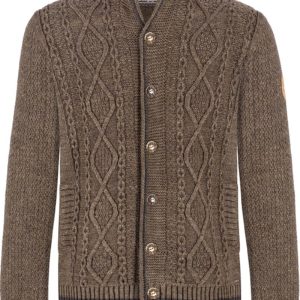 Trachten Strickjacke braun Fredi 013726 ~ 44