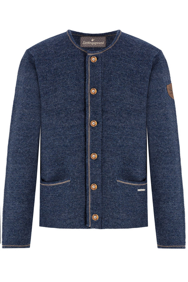 Trachten Strickjacke dunkelblau Ferdi 013717 ~ 44