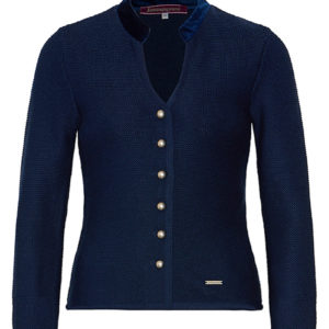 Trachten Strickjacke dunkelblau Lena 011867 ~ 32