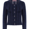 Trachten Strickjacke dunkelblau Lisa 015297 ~ 32