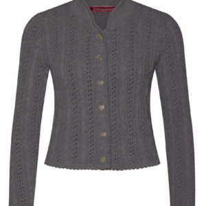 Trachten Strickjacke dunkelgrau Franzi 009529 ~ 30