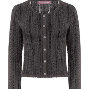 Trachten Strickjacke grau Lisa 015925 ~ 32