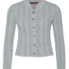 Trachten Strickjacke hellgrau Franzi 009526 ~ 30