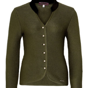 Trachten Strickjacke oliv Lena 011869 ~ 30