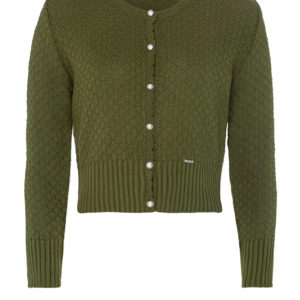 Trachten Strickjacke oliv Marlene 003186 ~ 32
