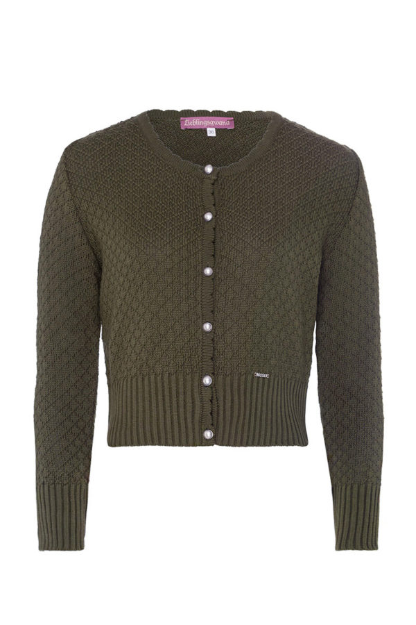 Trachten Strickjacke salbei Marlene 014632 ~ 32