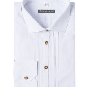 Trachtenhemd extralang weiß Lenz 002820 - slimfit ~ XS (35/36)