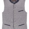 Trachtenweste blau grau Franz 016083 ~ 102