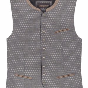 Trachtenweste blaugrau gemustert Franz 016081 ~ 102