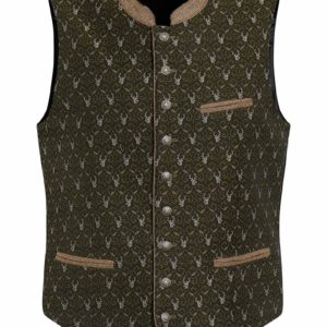 Trachtenweste oliv taupe Königssee 006673 ~ 66