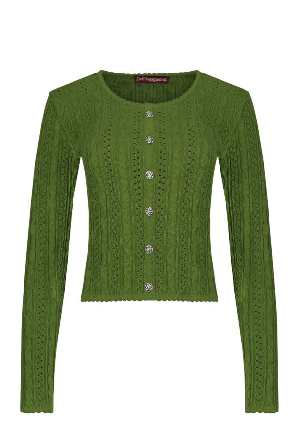 Trachten Strickjacke grün Lisa 002813 ~ 32