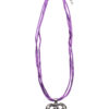 Collier mit Herzanhänger 000156 ~ lila