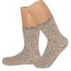 Kinder Trachtensocken hellbraun meliert 005486 ~ 35-37