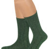 Trachtensocken kurz dunkelgrün 005529 ~ 36-38