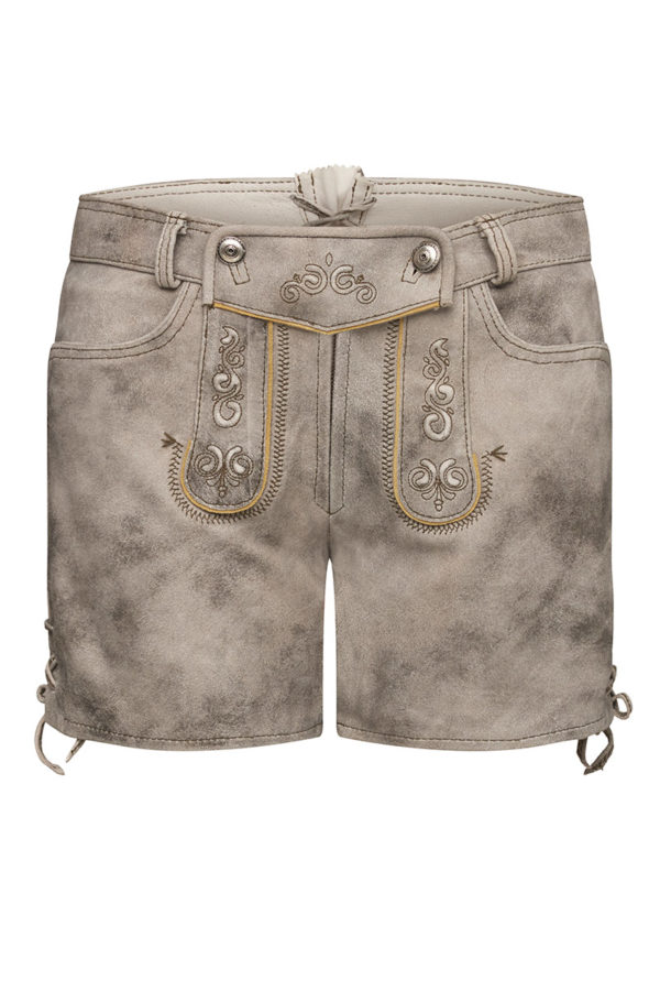 Lederhose kurz stein Maria 004953 ~ 34