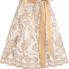 Dirndlschürze Spitze midi 70 cm gold 016566 ~ L