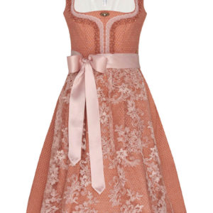 Midi Dirndl 65cm koralle altrosa Adriana 006174 ~ 44