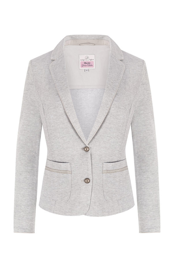 Trachtenjacke hellgrau Marga 015004 ~ 32