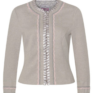 Trachtenjacke hellgrau rosa Tonia 012931 ~ 32