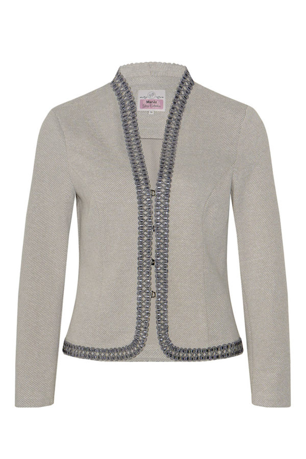 Trachtenjacke hellgrau Stretch Verena 012930 ~ 32