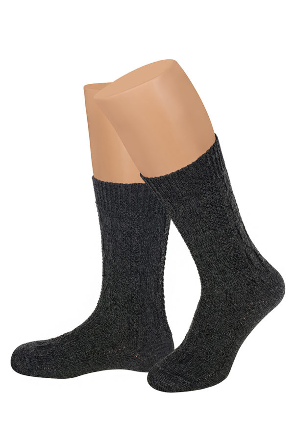 Trachtensocken kurz anthrazit 008080 ~ 39-41