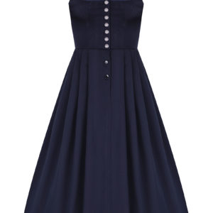 Dirndl lang 80 cm Gastro dunkelblau Britta 010944 ~ 34