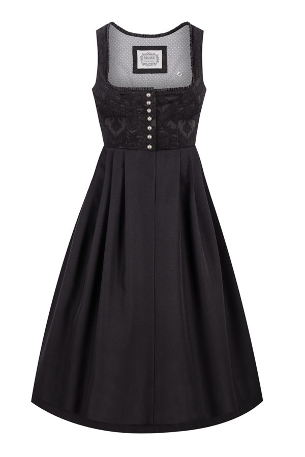 Dirndl lang 80 cm Gastro schwarz Amy 005582 ~ 36