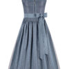 Dirndl lang 85 cm blau grau Lina 014178 ~ 36