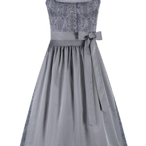 Dirndl lang 85 cm blau grau Regina 012511 ~ 36