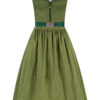 Dirndl lang 85 cm grün gemustert Britta 011872 ~ 42