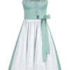 Dirndl lang 85 cm mint weiß Melinda 014669 ~ 36