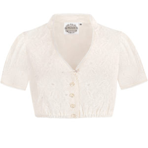 Dirndlbluse Spitze creme Stretch 011709 ~ 30