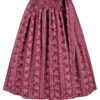 Dirndlschürze mit Blumenranken (65 cm) ~ 3XL