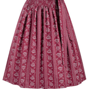 Dirndlschürze mit Blumenranken (65 cm) ~ 3XL