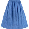 Dirndlschürze midi 70 cm blau 016543 ~ L