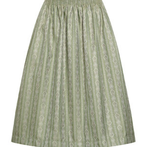Dirndlschürze midi 70 cm hellgrün gemustert 012586 ~ L