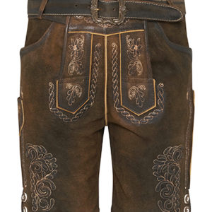 Kinder Lederhose kurz braun antik Max 011745 ~ 110