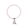 Kristallarmband mit Hirsch-Anhänger verschiedenfarbig 008464 ~ rosa