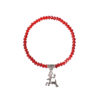 Kristallarmband mit Hirsch-Anhänger verschiedenfarbig 008464 ~ rot