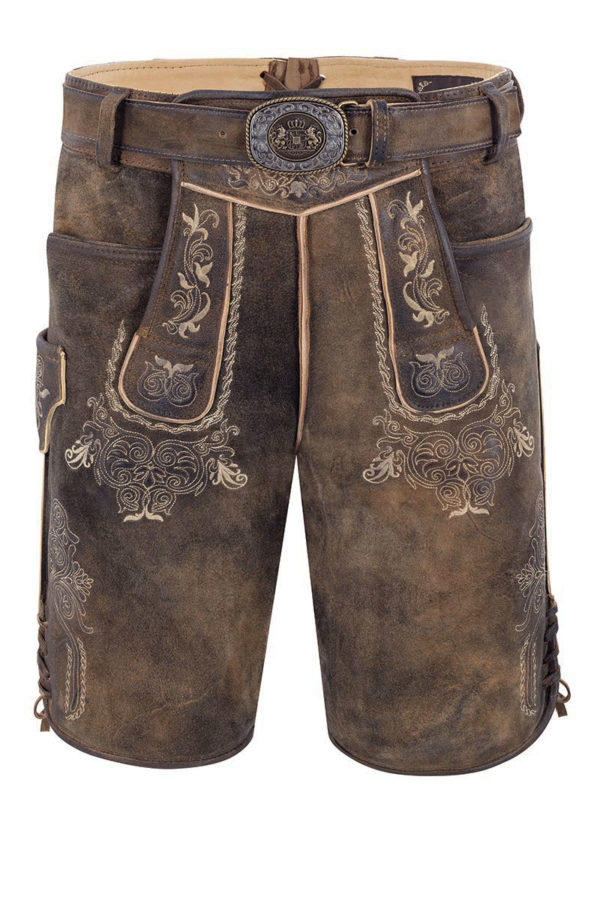 Lederhose kurz braun antik Freischütz 010748 ~ 44