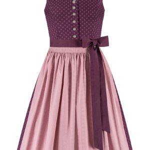 Midi Dirndl 65 cm beere altrosa Luise 010971 ~ 32