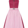 Midi Dirndl 65 cm dunkelrot altrosa Agnes 007356 ~ 30